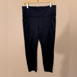 Athleta navy herringbone leggings